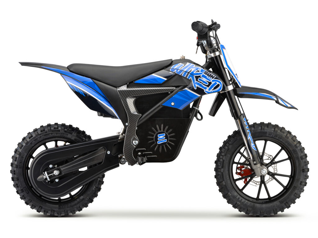 EBOX Wired Blue Electric Pit Bike - MMX Derbyshire